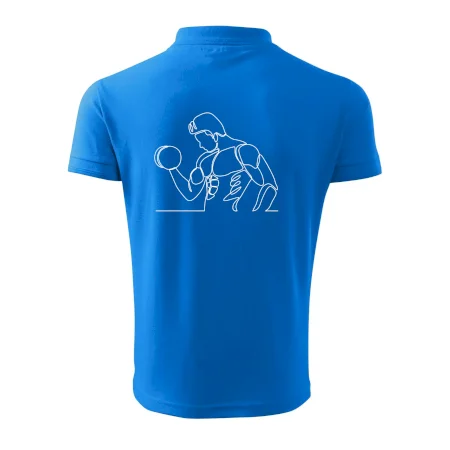 Fitness muž jedním tahem