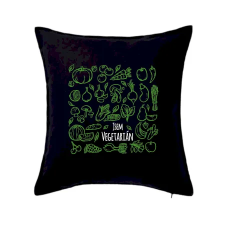 Jsem vegetarián - zelenina ve čtverci