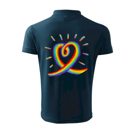Srdce pride duha kreslená