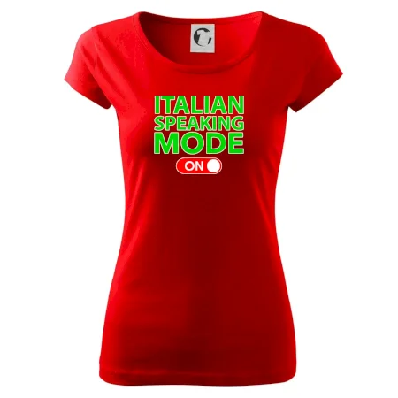 Italian speaking mode - ON