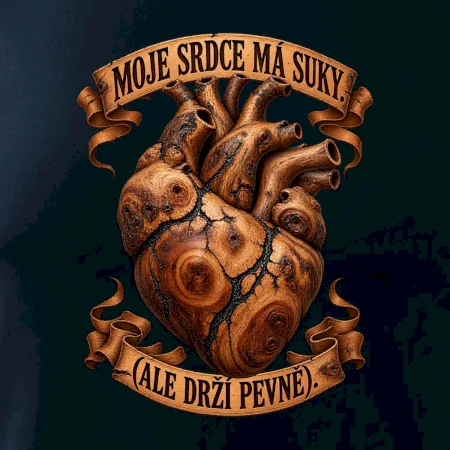 Moje srdce má suky ale drží pevně