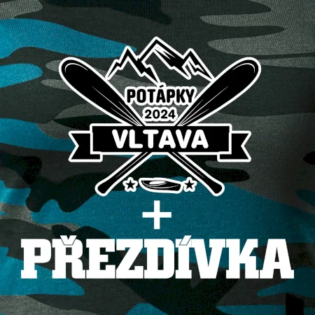 Na vodu - pádla hory (vlastní nápis)