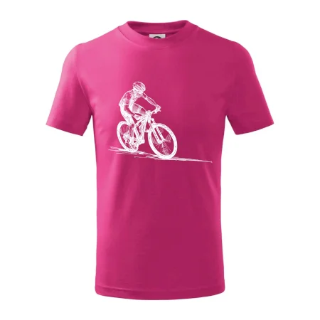 MTB kreslený cyklista
