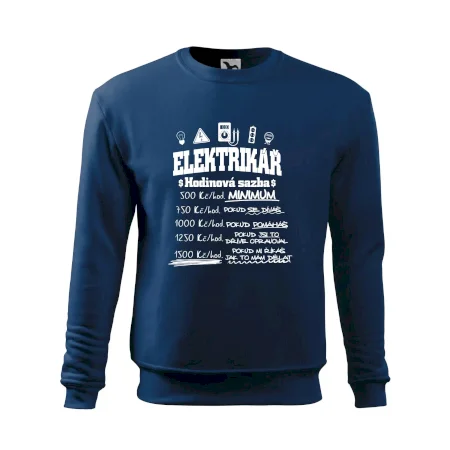 Elektrikář hodinová sazba