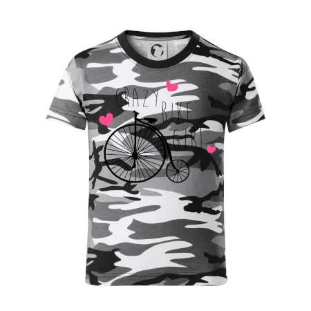 Crazy bike girl