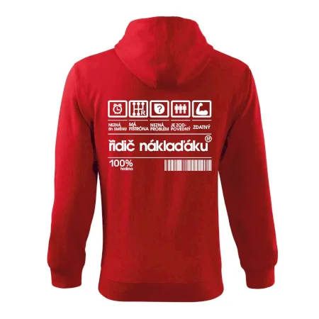 Čárový kód řidič náklaďáku