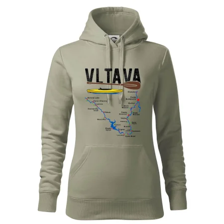 Mapa řeky Vltavy