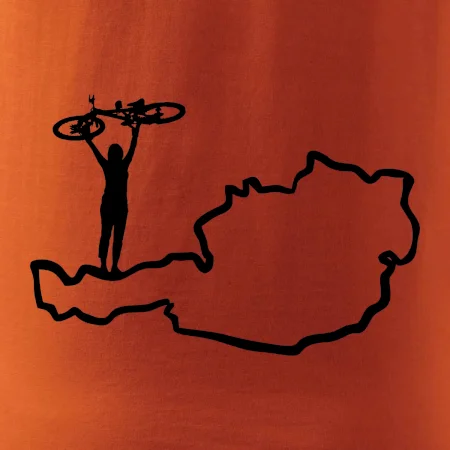 Cyklistka - Mapa Rakouska