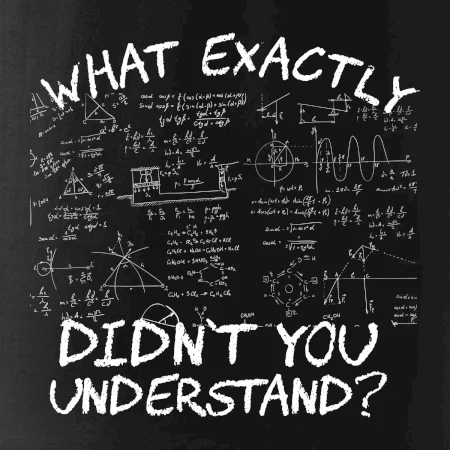 What exactly didnt you understand - physics