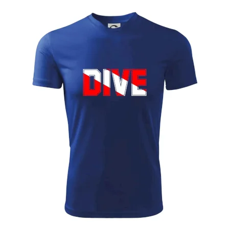Dive nápis vlajka