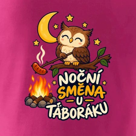 Noční směna u táboráku