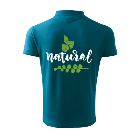 Natural - nápis v listech