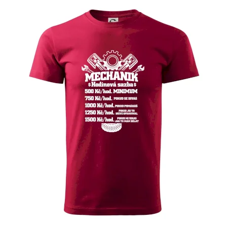 Mechanik - hodinová sazba