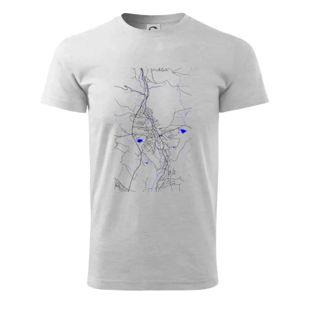 Vrchlabí - Mapa s vodními toky