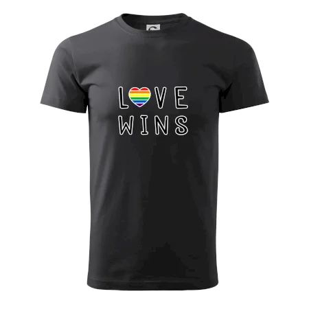 Love wins nápis