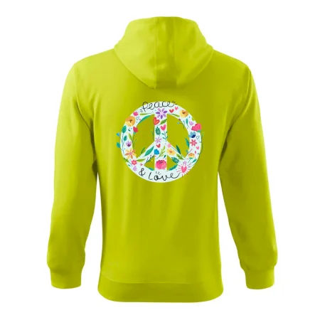 Peace and love symbol
