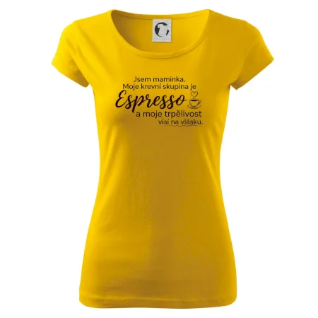 Jsem maminka. Moje krevní skupina je Espresso