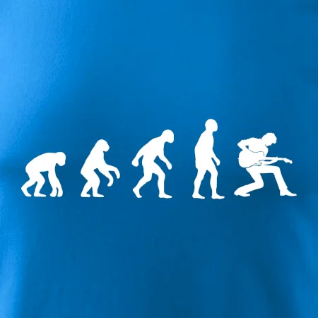 Evoluce kytarista - klečící