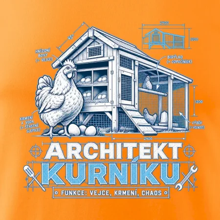 Architekt kurníku technický výkres