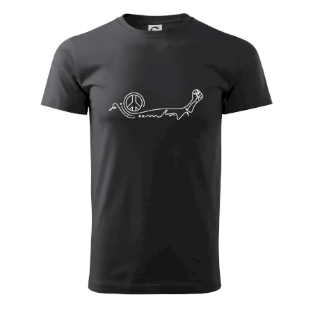 Pěst a symbol míru