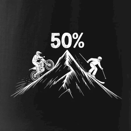 Narozeniny motorkář enduro a lyžař 50