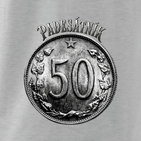 Padesátník 1963 - 1978 s nápisem