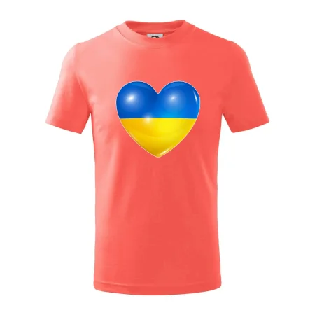 Ukrajina srdce vlajka