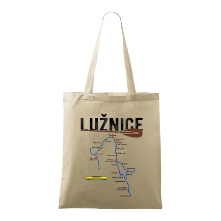 Mapa řeky Lužnice
