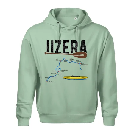 Mapa řeky Jizery