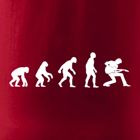 Evoluce kytarista - klečící