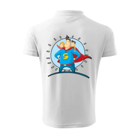 Táta superman - holka a kluk