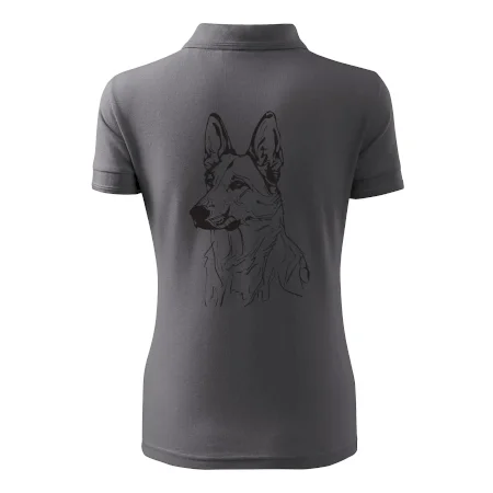 Německý ovčák černá kresba
