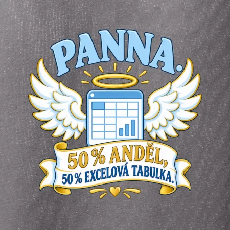 Panna. 50 % anděl, 50 % excelová tabulka