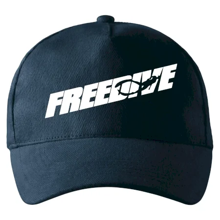 Freedive - nápis s potápěčem