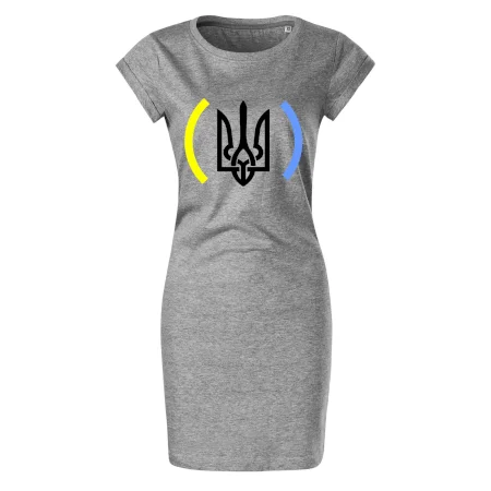 Ukrajina trojzubec s barvami