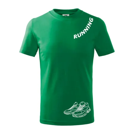 Running nápis šikmo