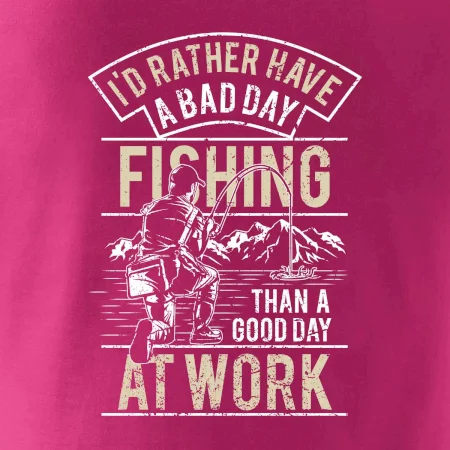 Fishing at work