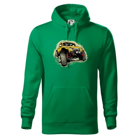 Žlutý offroad s navijákem