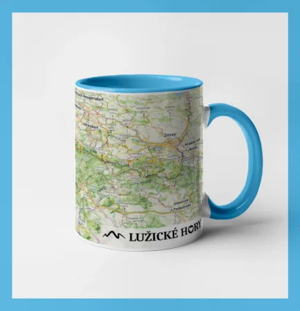 Hrnek - Lužické hory mapa