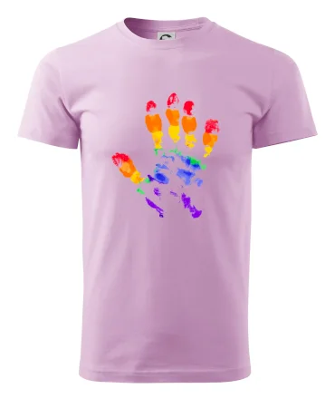 LGBT hand print