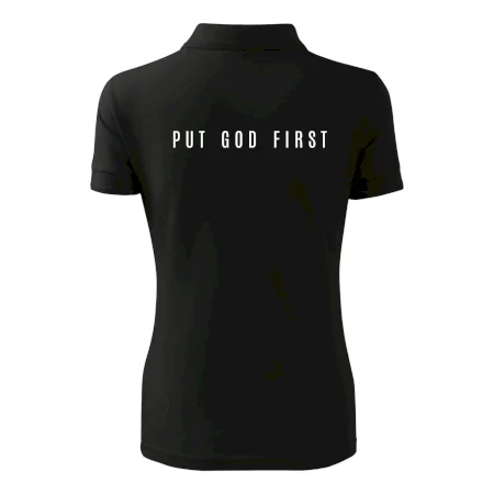 Put God first slabý nápis