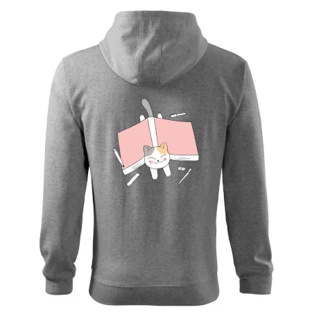 Učení na státnice kočka