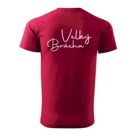 Velký brácha - nápis na zádech