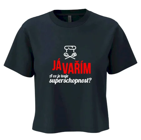 Já vařím - tvoje superschopnost? rovný nápis