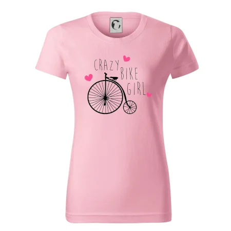 Crazy bike girl