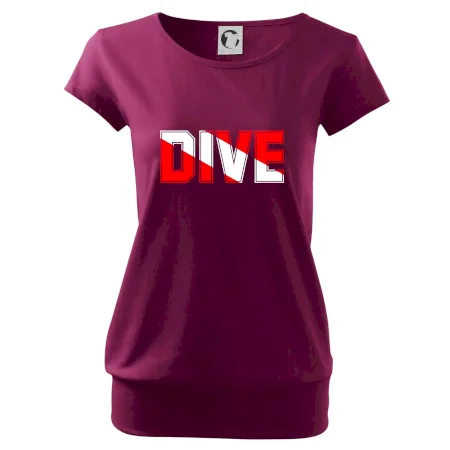 Dive nápis vlajka