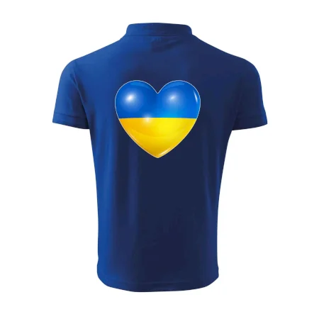 Ukrajina srdce vlajka