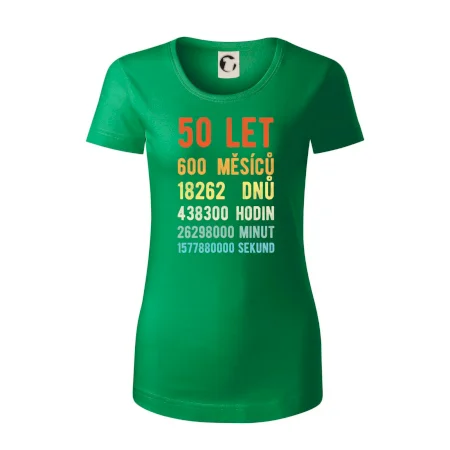 Narozeniny 50 přepočet času