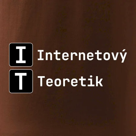 IT Nápis Internetový Teoretik