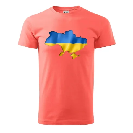 Ukrajina vlajka mapa